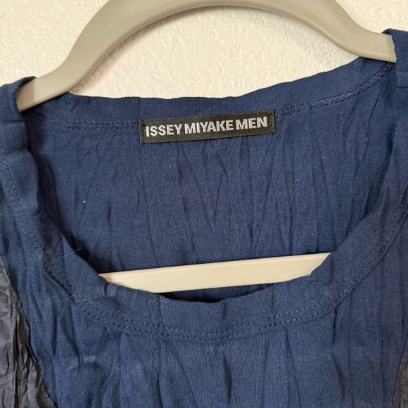 Issey Miyake Men 2017aw T-shirt Pleats Aperture Vest Style Size: 1 / Small - Picture 2 of 7